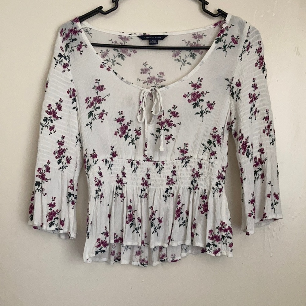 AE floral crop top